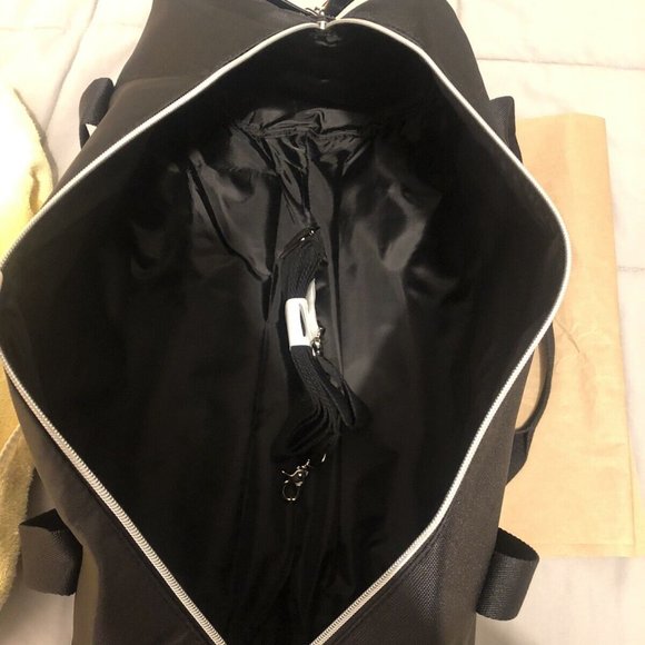 Polo RALPH LAUREN Logo black duffle bag gym sports weekender overnight New - Picture 8 of 9